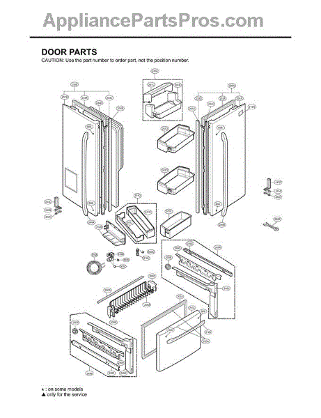 Parts For Lg Lfx25971st   Ast2lga: Section 4 Parts - Appliancepartspros.com