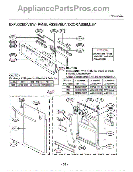 Lg 6871dd2001b Pcb Assembly,display (ap5050480) - Appliancepartspros.com