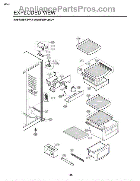 Parts for LG LSC27910TT / ATICLGA: Section 4 Parts - AppliancePartsPros.com