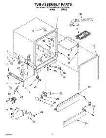 RUD4000MQ0 Roper Dishwasher Parts & Free Repair Help - AppliancePartsPros