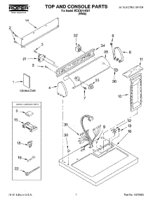 REX3614KW1 Roper Dryer Parts & Free Repair Help - AppliancePartsPros