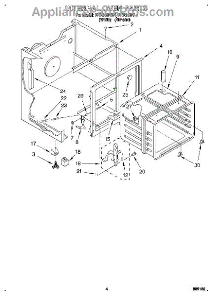 Parts for Roper FEP310BW1: Internal Oven Parts - AppliancePartsPros.com