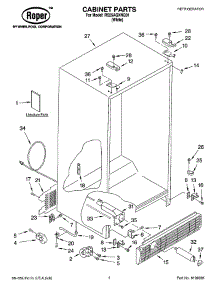 RS25AGXNQ01 Roper Refrigerator Parts & Free Repair Help ...
