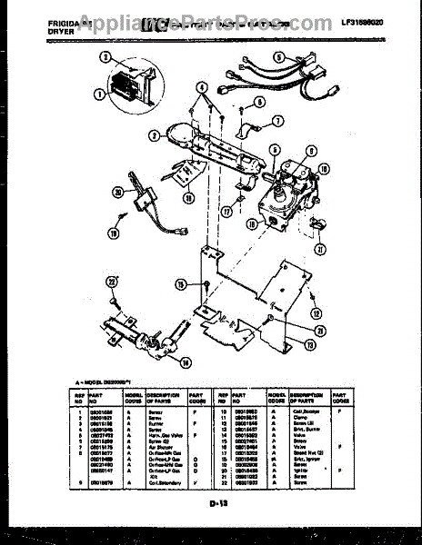 Frigidaire 08015489 Orifice-Lp Gas (AP2103462) - AppliancePartsPros.com