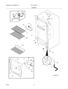 Parts for Frigidaire FFU12F2HW7 Freezer - AppliancePartsPros.com