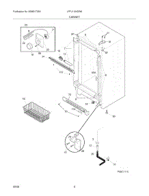 Parts for Frigidaire LFFU1424DW9 Freezer - AppliancePartsPros.com