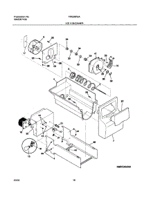 Parts for Frigidaire FRS26R2AW3 Refrigerator - AppliancePartsPros.com