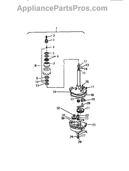 Parts For Frigidaire WDW1: Transmission Parts - AppliancePartsPros.com