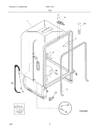 White westinghouse dishwasher sales parts