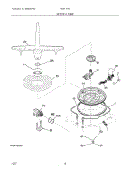 White westinghouse 2024 dishwasher parts