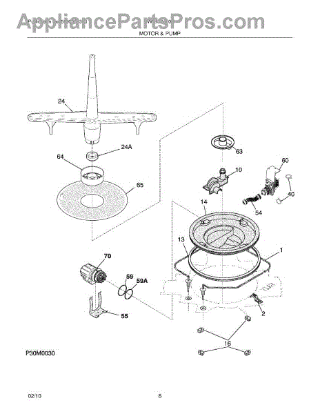 Frigidaire 154462003 Housing (AP4527235) - AppliancePartsPros.com