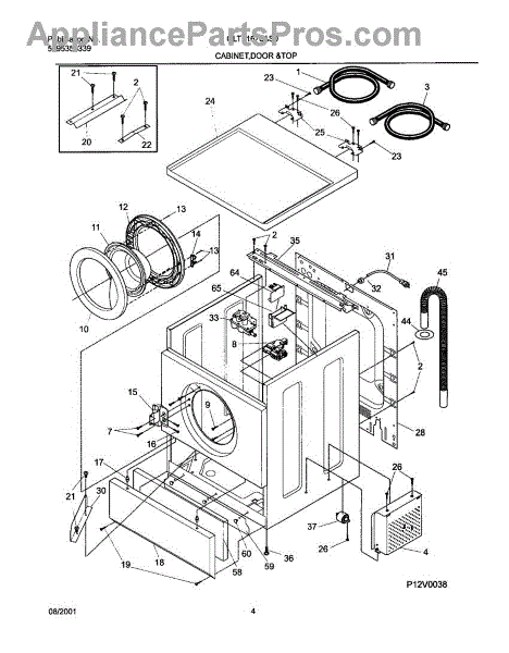 Frigidaire 134190200 Water Inlet Valve Assembly (AP3363282 ...