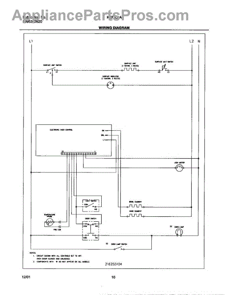 Parts for Kelvinator KEF355ASB: Wiring Diagram Parts ...