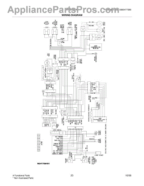 Parts for White Westinghouse WRS6R3EW9: Wiring Diagram Parts