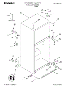 Parts for Estate TT18AKXJW01 Refrigerator - AppliancePartsPros.com