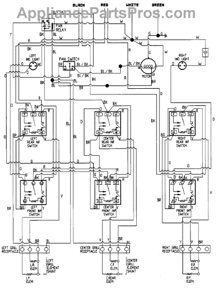 Parts for Jenn-Air CVE4370W: Wiring Information Parts ...