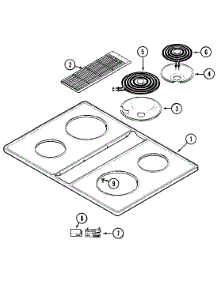 CVE1400B Jenn-Air Cooktop Parts & Free Repair Help - AppliancePartsPros