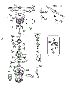 JDB4950AWP Jenn-Air Dishwasher Parts & Free Repair Help ...