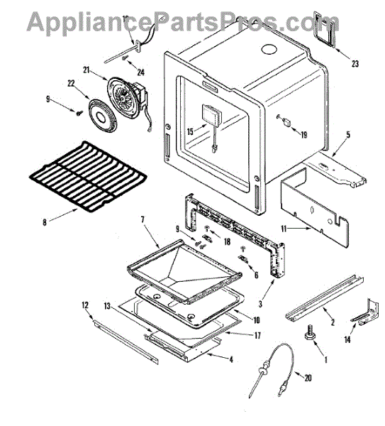 Parts for JennAir JGS8860BDP Oven / Base Parts