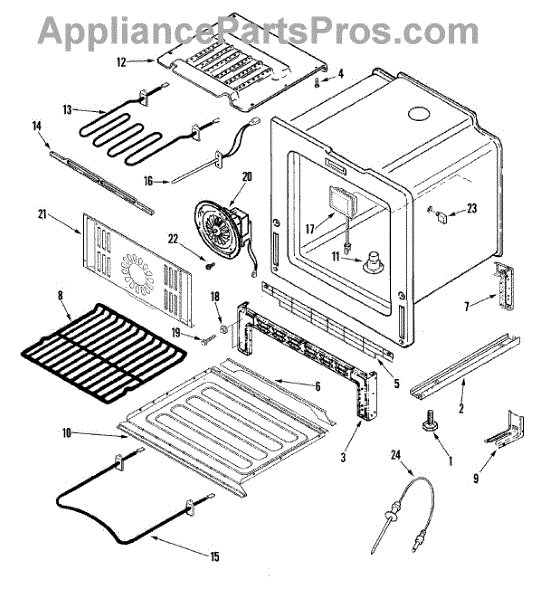 Parts for JennAir JES9900BAS Oven / Base Parts