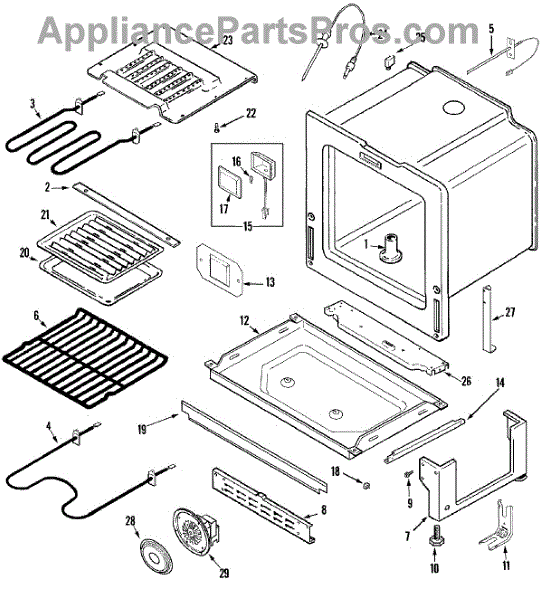 Parts for JennAir JDS8850AAW Oven / Base Parts