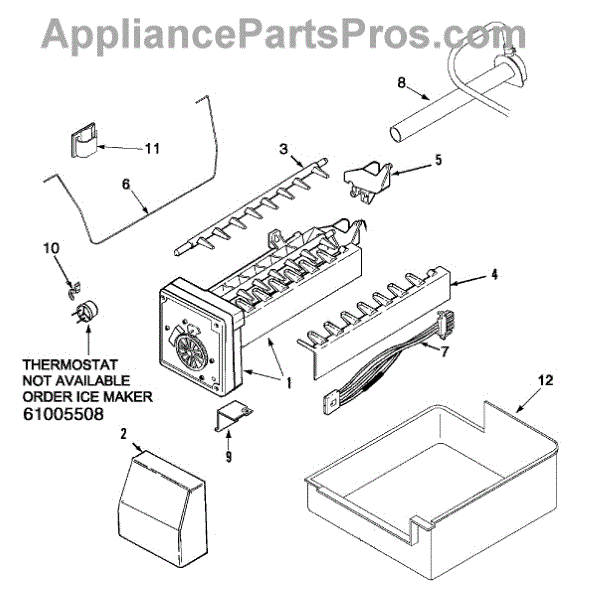 Whirlpool 67005874 Guide, Fill Tube - AppliancePartsPros.com wiring diagrams ge refrig 