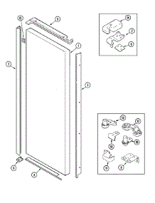 JCD2389GTB Jenn-Air Refrigerator Parts & Free Repair Help ...