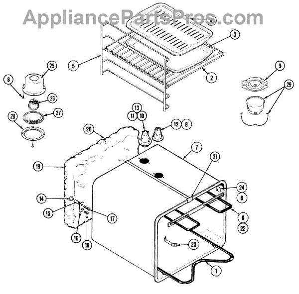 Parts for Jenn-Air W122: Oven Liner Parts - AppliancePartsPros.com