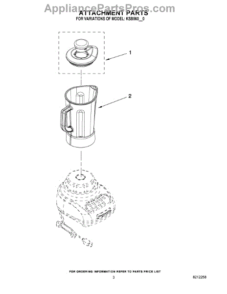 Whirlpool WPW10555711 Jar (AP6022899) - AppliancePartsPros.com