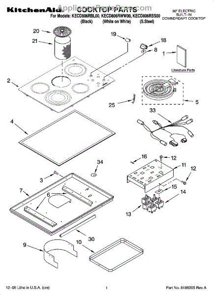 A Wiring Diagram For Whirlpool Range Gjd3044rb02 - onelifeeveryday