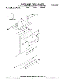 Parts for KitchenAid KUDE40CVSS0 Dishwasher ...