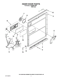 Parts for KitchenAid KUDE40FXSP0 Dishwasher ...