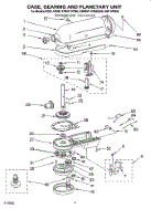 Case, Gearing And Planetary  Kitchen aid, Kitchenaid mixer parts, Mixer