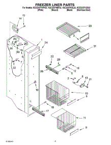 KSCS25FKSS02 KitchenAid Refrigerator Parts & Free Repair Help ...