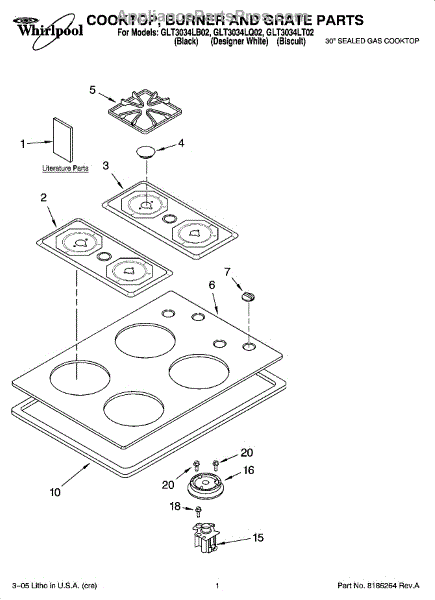 Whirlpool 4456626 Wire - AppliancePartsPros.com