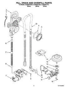 GU3600XTSY2 Whirlpool Dishwasher Parts & Free Repair Help ...