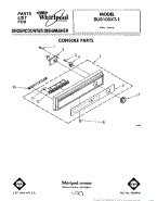 DU8100XT1 Whirlpool Dishwasher Parts & Free Repair Help - AppliancePartsPros