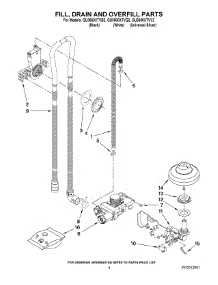 Gu3600xtvb2 Whirlpool Dishwasher Parts & Free Repair Help 