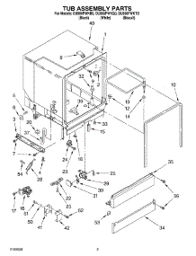DU900PWKQ0 Whirlpool Dishwasher Parts & Free Repair Help ...