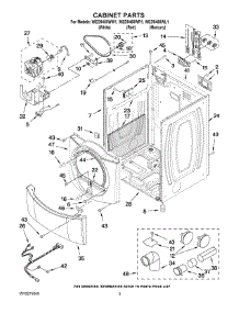 WED9450WW1 Whirlpool Dryer Parts & Free Repair Help - AppliancePartsPros