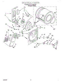 Parts for Whirlpool BYCD4932W0 Dryer - AppliancePartsPros.com