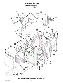 WED8200YW0 Whirlpool Dryer Parts & Free Repair Help - AppliancePartsPros