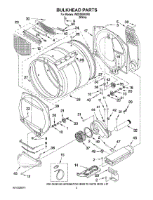 WED5550XW0 Whirlpool Dryer Parts & Free Repair Help - AppliancePartsPros