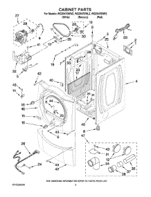 WGD9470WW2 Whirlpool Dryer Parts & Free Repair Help - AppliancePartsPros