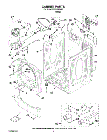 WED9150WW0 Whirlpool Dryer Parts & Free Repair Help - AppliancePartsPros