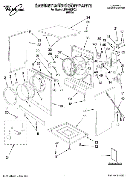 Whirlpool W10843940 Thermostat (AP5999148) - AppliancePartsPros.com