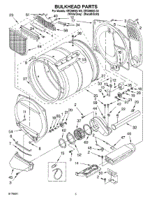 GEQ9800LW0 Whirlpool Dryer Parts & Free Repair Help - AppliancePartsPros