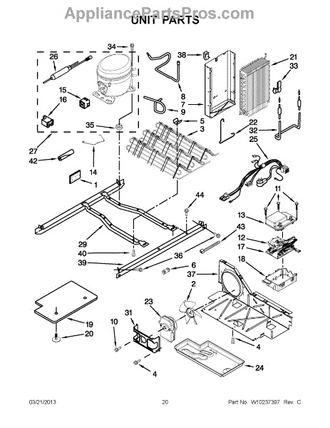 Parts for Whirlpool GS6NHAXVT01: Unit Parts - AppliancePartsPros.com