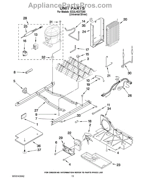 Whirlpool W10355489 Compressor (AP5331746) - AppliancePartsPros.com