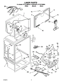 ET1FHTXMQ04 Whirlpool Refrigerator Parts & Free Repair Help ...
